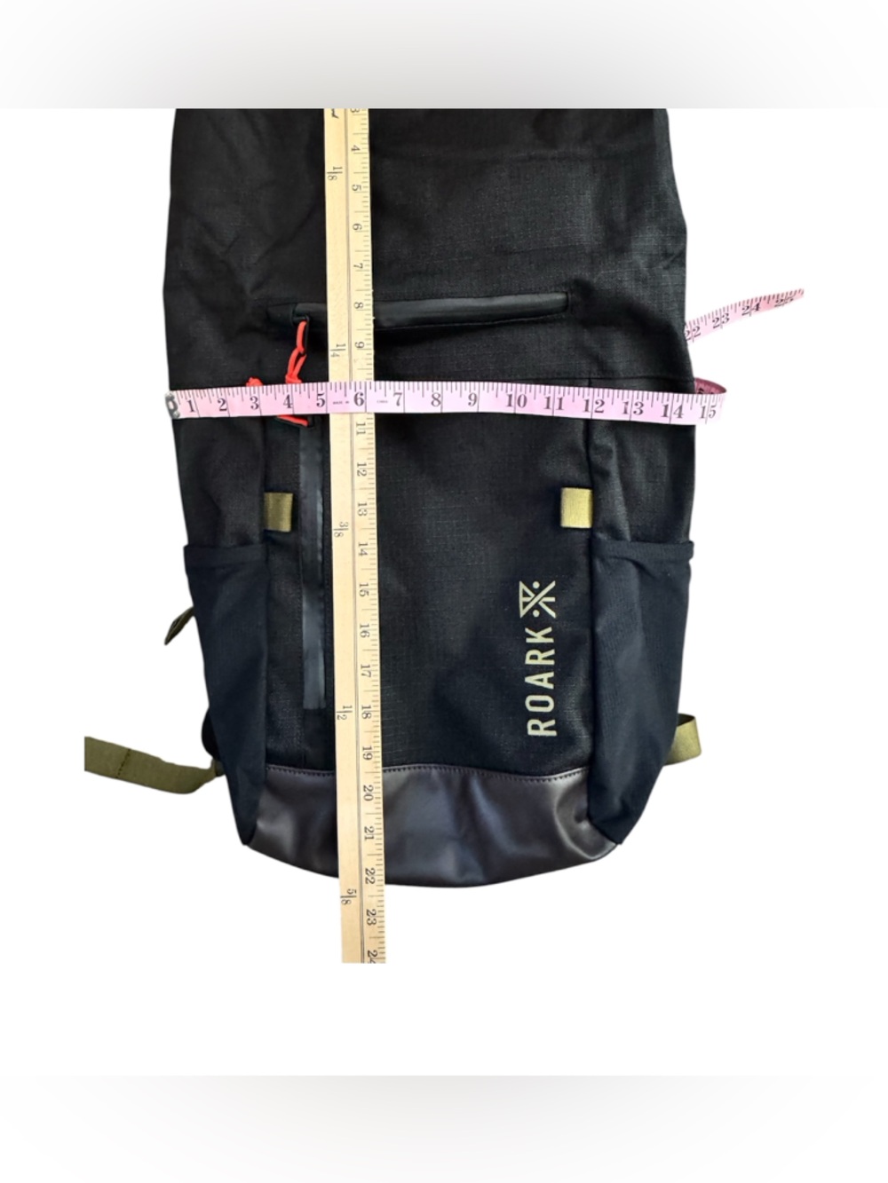 Roark Passenger 27L 2.0 Backpack, Travel Day Pack with Laptop Storage, Black - Picture 14 of 15